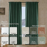 PANELSBURG Army Green Curtains for Living Room Modern Organic 2 Panels Blacko...