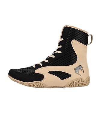 Venum Contender Boxing Shoes Black/Sand 7 Men/ 8.5 Women