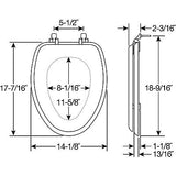 House & Homebody Co. Elongated Toilet Seat, Oak Veneer, Outdoor Image (Novemb...