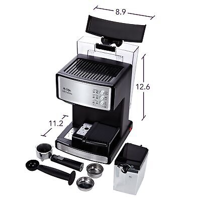 Mr. Coffee Espresso and Cappuccino Machine, Stainless Steel, Programmable Cof...