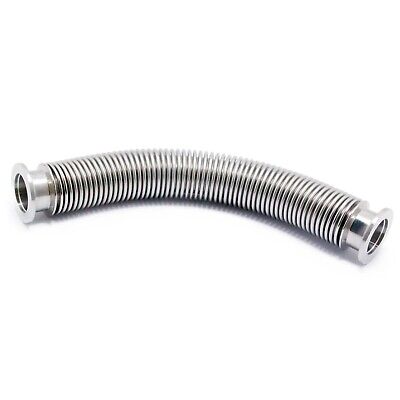 SS304 KF25Vacuum Corrugated Bellows Hose Set Length 750mm Stainless Steel 304...