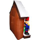 Fraser Hill Farm 6-Ft. Tall Santa Nutcracker Cuckoo Clock Blow Up Inflatable ...