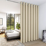 Deconovo Room Divider Curtains for Office, Wide Blackout Curtain Screen for B...