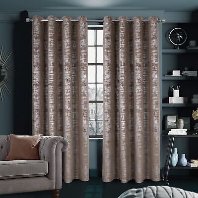 always4u Mocha Soft Velvet Curtains 108 Inch Length Long Luxury Bedroom Curta...