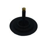 Westbrass European Style Trim for Cable Drive Bath Waste, Matte Black, D50TE-62