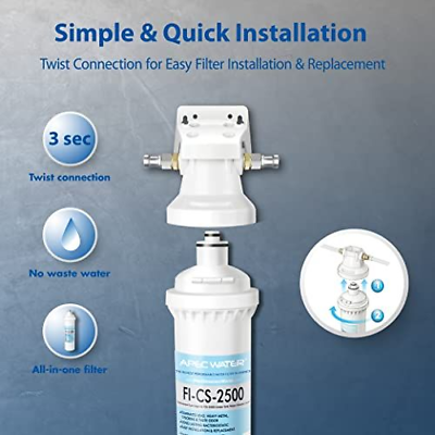 APEC Water Systems CS-2500 Ultra High Capacity Undersink White