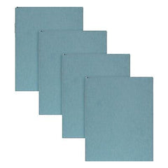 DesignOvation Cydney Photo Album, Set of 4, Teal, Linen Wrapped Photo Albums ...