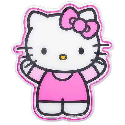 Silver Buffalo Sanrio Hello Kitty LED Neon Light Die Cut Acrylic Wall Art, 16...