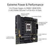 ASUS TUF GAMING B650M-PLUS WIFI Socket AM5 (LGA 1718) Ryzen 7000 mATX gaming ...