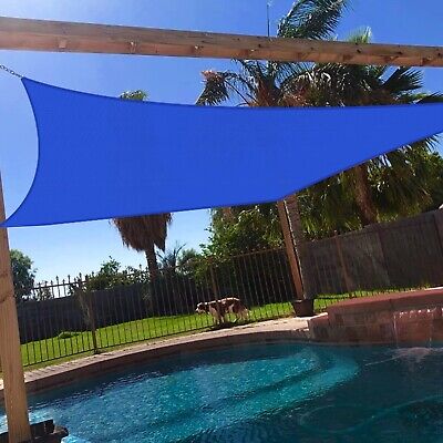 16' x 20' Sun Shade Sail Rectangle Outdoor Canopy Cover UV Block for Backyard...