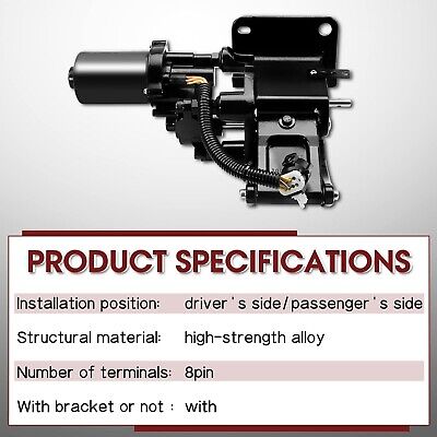 Front Power Running Board Motor Assembly with Bracket Fit for Ford Expedition...