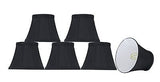 Aspen Creative 30275-6A Small Bell Shape Chandelier Clip-On Lamp Shade Set (6...