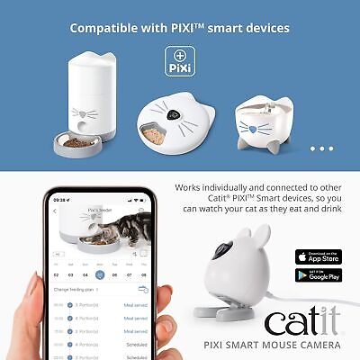 Catit PIXI Smart Mouse Camera, App-Controlled Pet Camera for Cats