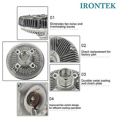 IRONTEK Engine Cooling Fan Clutch fits for CHEVROLET SILVERADO SUBURBAN TAHOE...