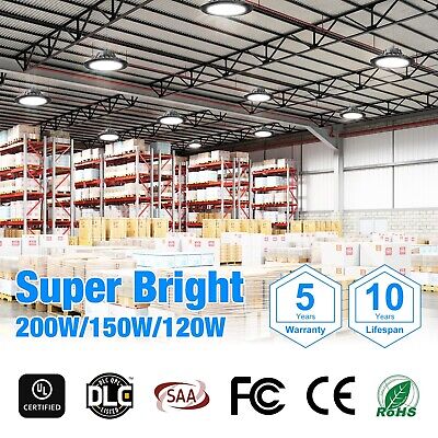 High Bay LED Lights, High Bay Led Shop Lights for Warehouse Barn Factory, 500...