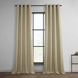 HPD Half Price Drapes Grommet Linen Curtains 84 Inches Long Room Darkening Cu...