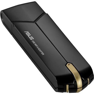 ASUS WiFi 6 AX1800 USB WiFi Adapter (USB-AX56) - Dual Band WiFi 6 Client, 2x2...