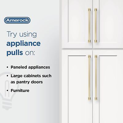 Amerock BP54060BBZ | Golden Champagne Appliance Pull | 12 inch (305mm) Center...