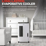 Honeywell 176 CFM Indoor Portable Evaporative Air Cooler with Fan, Humidifier...