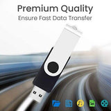 128MB USB Flash Drive 100 Pack, ABLAZE USB 2.0 Flash Drives Bulk Thumb Drives...