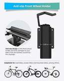 Swivel Bike Wall Rack - Space Saver Over Bike Stand, Wall Bike Mount with Rea...