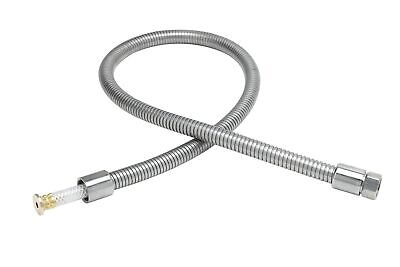 T&S Brass B-0054-H2A Hose, 54-Inch Flexible Stainless Steel, Less Handle