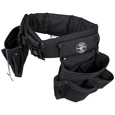 Klein Tools 5710XL Electrician's Powerline Padded Tool Belt and Tool Pouch Co...