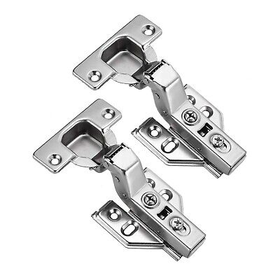 40pcs Frameless Cabinet Door Concealed Hinges,Soft-Close,European Inset,35mm ...