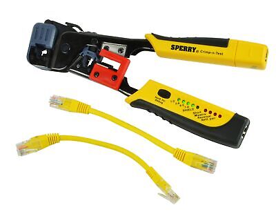 Sperry Instruments GMC-3000 Modular Crimper & Cable Tester , Yellow