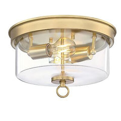 Westinghouse 6128600 Lebanon Transitional 12 Inch, Two Light Flush Mount Ceil...