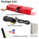 EWAY 3rd Third Brake Light Backup Camera for Chevrolet Express/GMC Savana Exp...