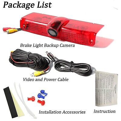 EWAY 3rd Third Brake Light Backup Camera for Chevrolet Express/GMC Savana Exp...