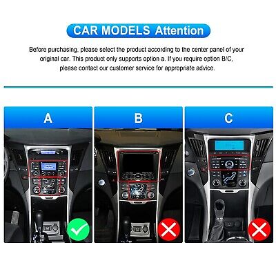 2+64G Android 13 Stereo Carplay for Hyundai Sonata 2010-2015, HD Touch Screen...