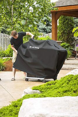 Broil King 68492 Heavy Duty PVC Polyester Grill Cover , Black 70.5-Inches