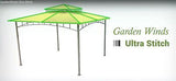 10' x 10' Wicker Gazebo Replacement Canopy Top Cover - RipLock 350