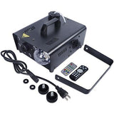 ATDAWN Fog Machine with 8 LED Lights and Disco Ball, Wireless Remote Control ...