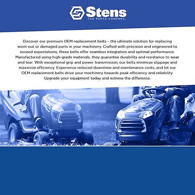 Stens OEM Replacement Belt for Ferris Many IS1500Z Series mowers 5023435, 510...