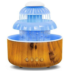 Humidifier for Bedroom, Water Flowing Cool Mist Humidifier, Waterfall Air Hum...