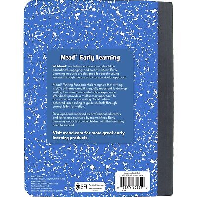 Mead Primary Composition Book, Ruled, Grades K-2, 100 Sheets, 7-1/2" x 9-3/4"...