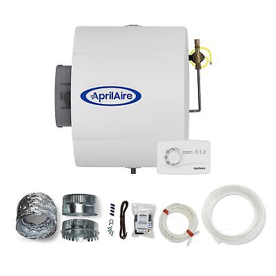 AprilAire 600M 17-gal. Whole-House Large Bypass Evaporative Humidifier with M...