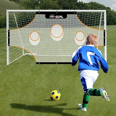 PROGOAL Soccer Goal Target Training Nets - 24x8FT/17x6.6FT/11x6FT Soccer Trai...