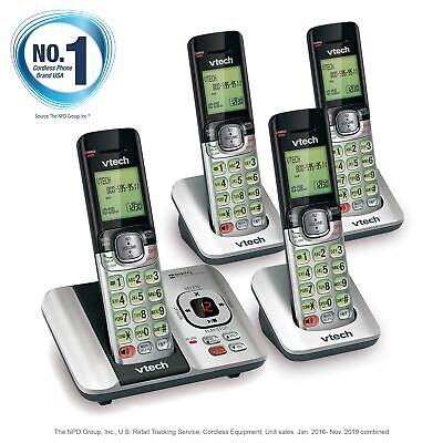 VTech CS6529-4 DECT 6.0 Phone Answering System with Caller ID/Call Waiting, 4...