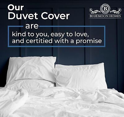 Egyptian Cotton Duvet Cover King Size 1000 Thread Count 100% Egyptian Cotton ...