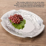 Wilton Armetale Acanthus Large Tray, 19.25 Inch, Silver