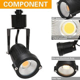 EAGLOD 12W Track Lighting Heads, H Track Light Heads for Accent,Task,Retail A...