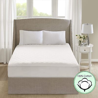 Beautyrest Cotton Heated Mattress Pad - Bed Warmer with 20 Heat Settings Cont...