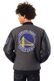 Ultra Game Men's Game Time Varsity Jacket Golden State Warriors XX-Large