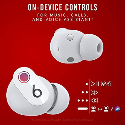 Beats Studio Buds – True Wireless Noise Cancelling Earbuds – One Size, White