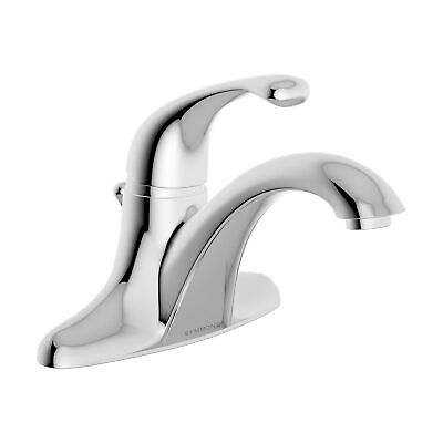 Symmons S-6612-1.0 Unity Centerset Single-Handle Bathroom Faucet in Polished ...