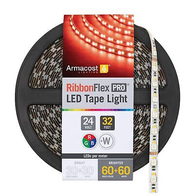 Armacost Lighting RibbonFlex Pro Multi-Color and White LED Tape Light 60 + 60...